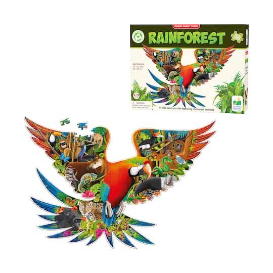Wildlife World Puzzle - Rainforest: 200 Pcs